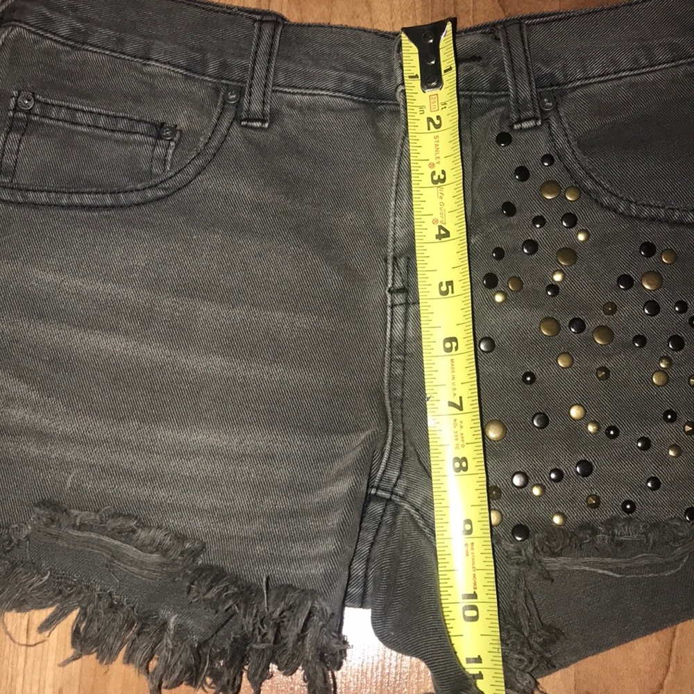 Free People Studded Jean Shorts - Picture 12 of 12